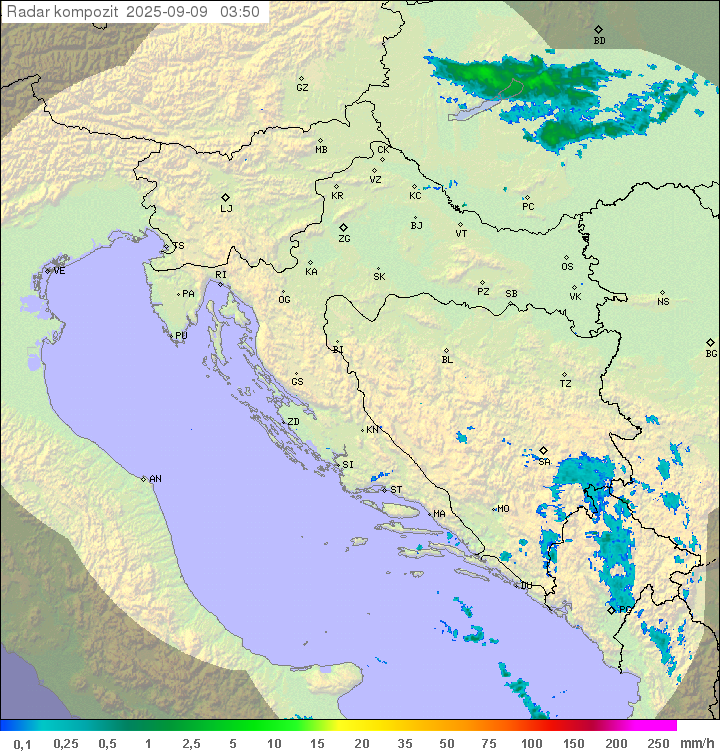 Padavine Hrvaška