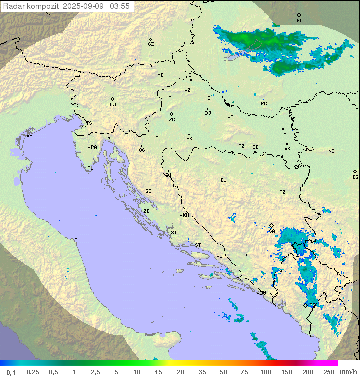 Padavine Hrvaška