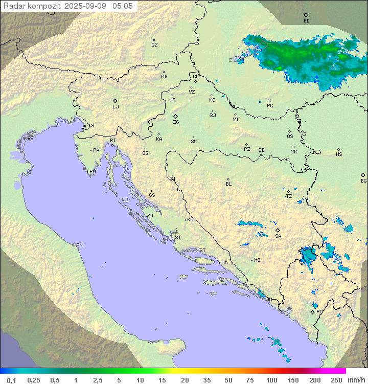 Padavine Hrvaška