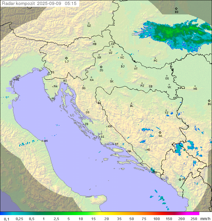 Padavine Hrvaška