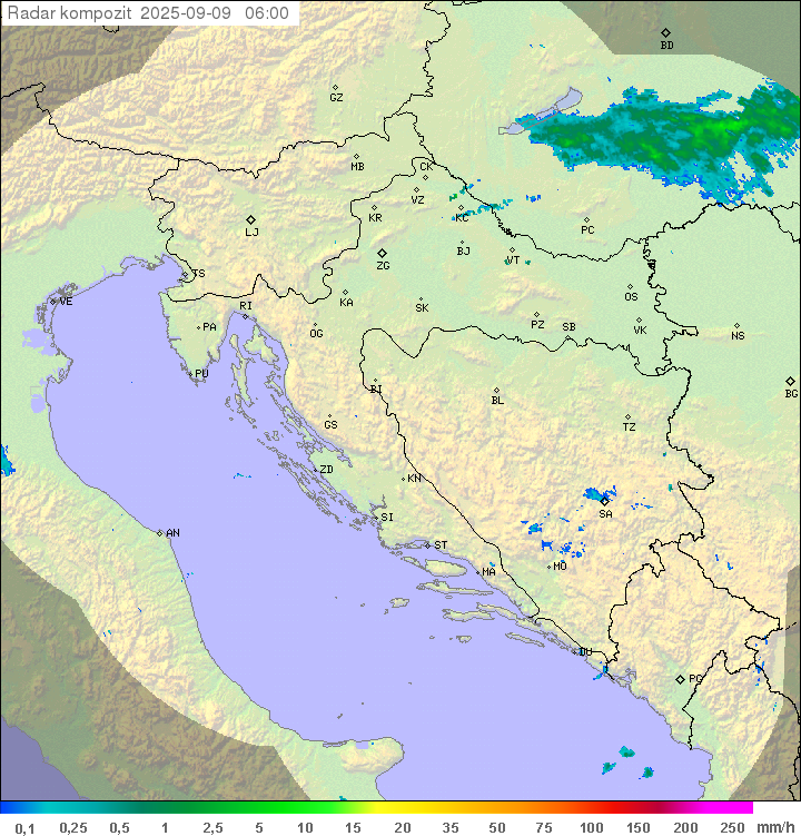 Padavine Hrvaška