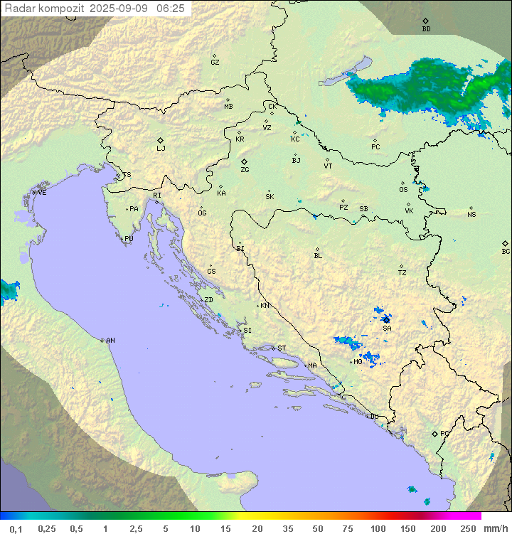 Padavine Hrvaška