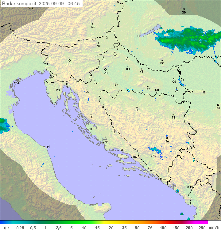 Padavine Hrvaška