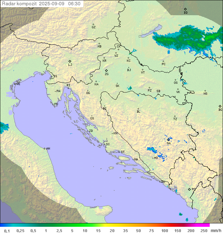 Padavine Hrvaška