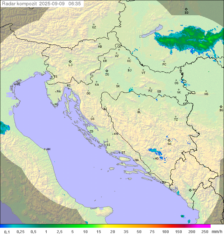 Padavine Hrvaška
