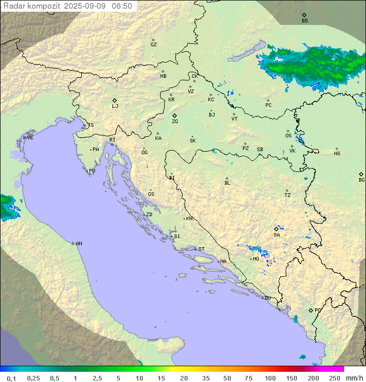 Padavine Hrvaška