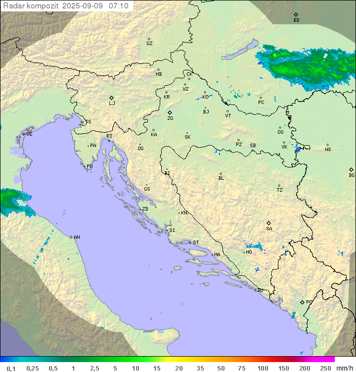 Padavine Hrvaška