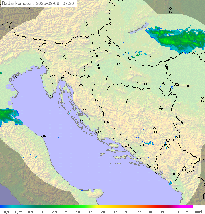 Padavine Hrvaška