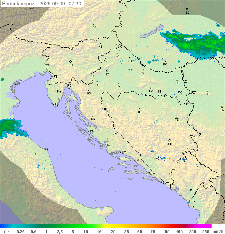 Padavine Hrvaška