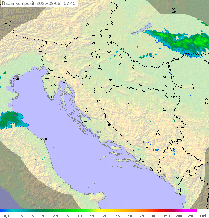 Padavine Hrvaška