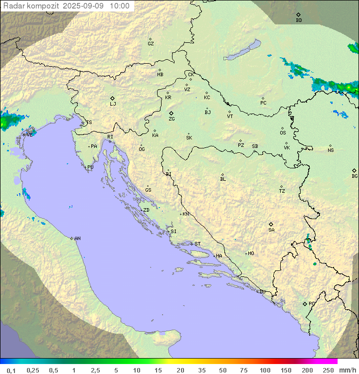 Padavine Hrvaška