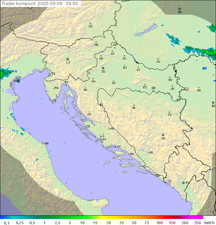 Padavine Hrvaška