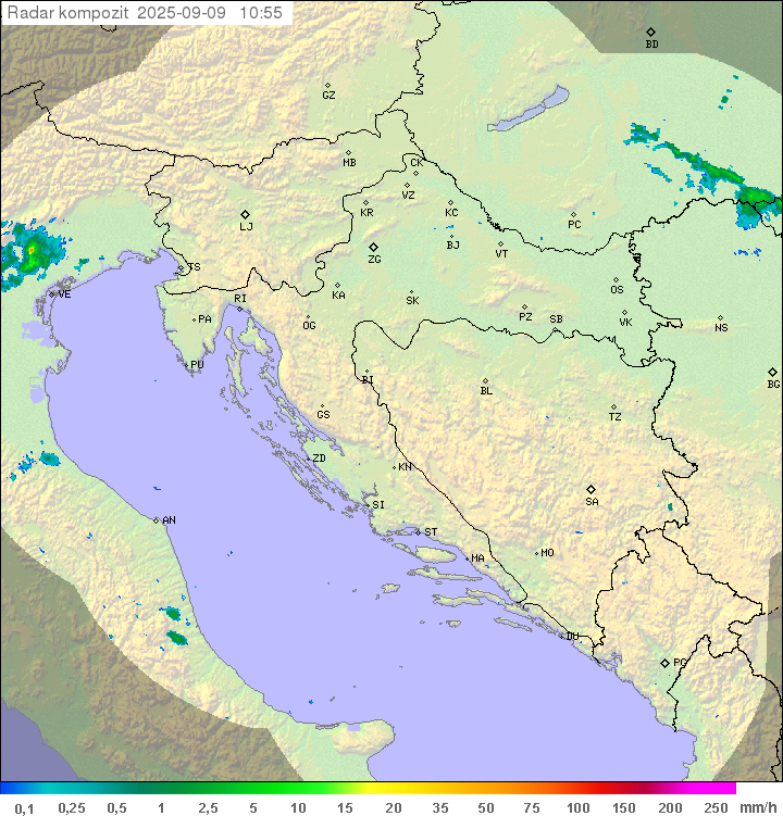 Padavine Hrvaška
