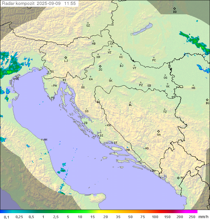Padavine Hrvaška