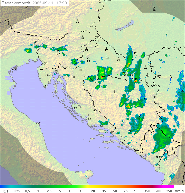 Padavine Hrvaška