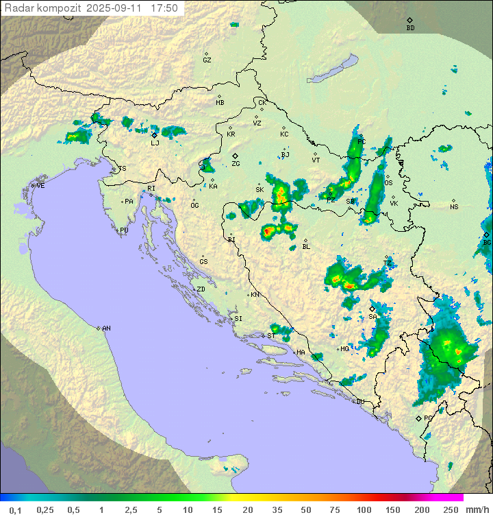 Padavine Hrvaška