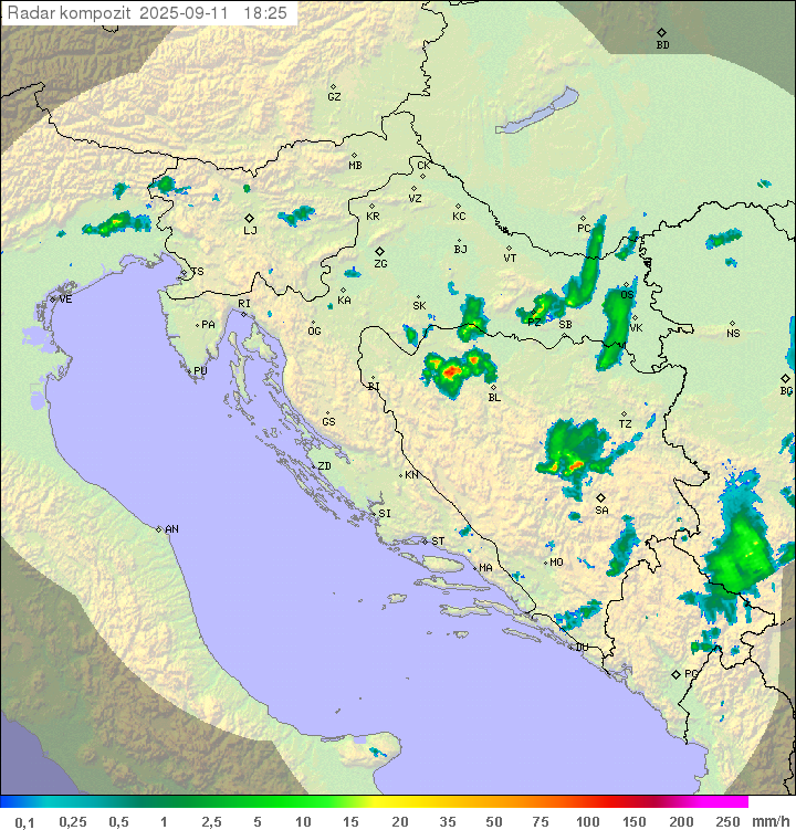 Padavine Hrvaška