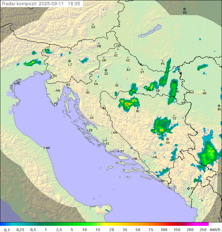 Padavine Hrvaška