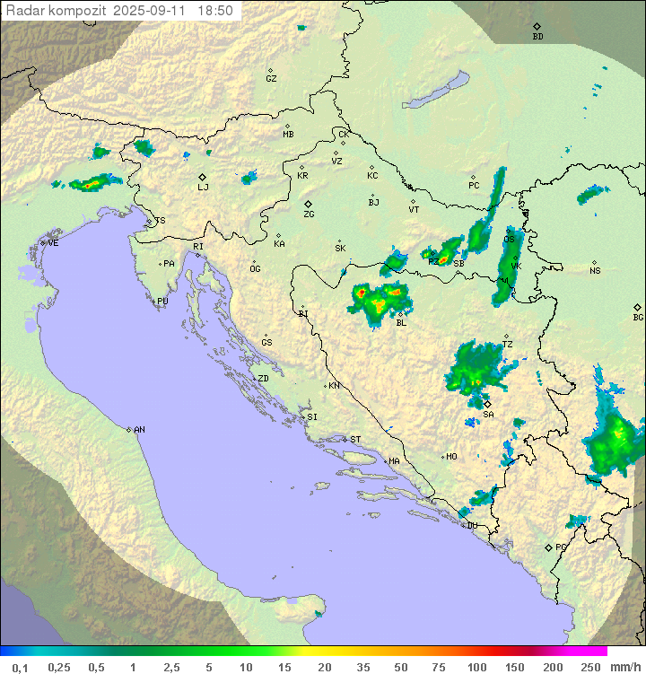 Padavine Hrvaška