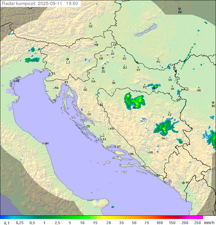 Padavine Hrvaška