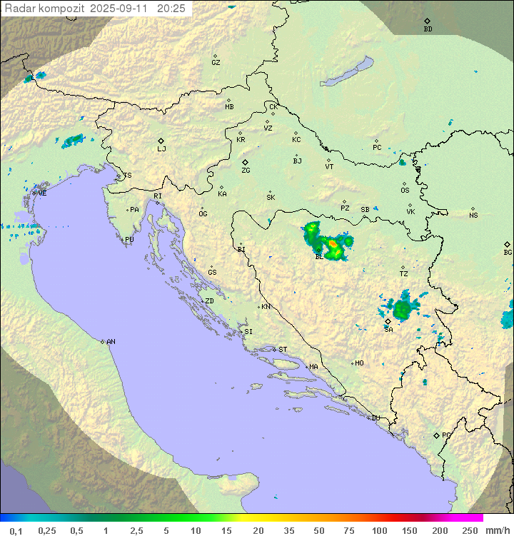 Padavine Hrvaška