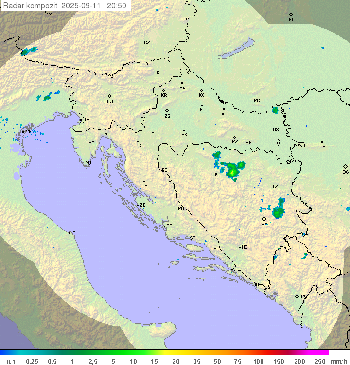 Padavine Hrvaška