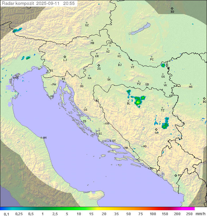 Padavine Hrvaška