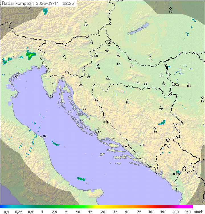 Padavine Hrvaška