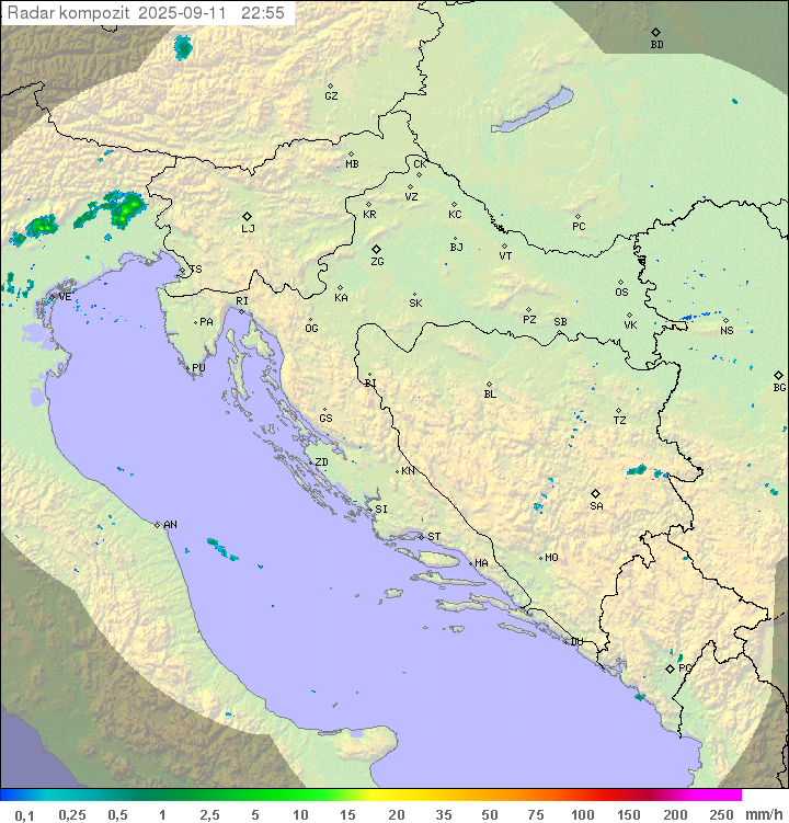 Padavine Hrvaška