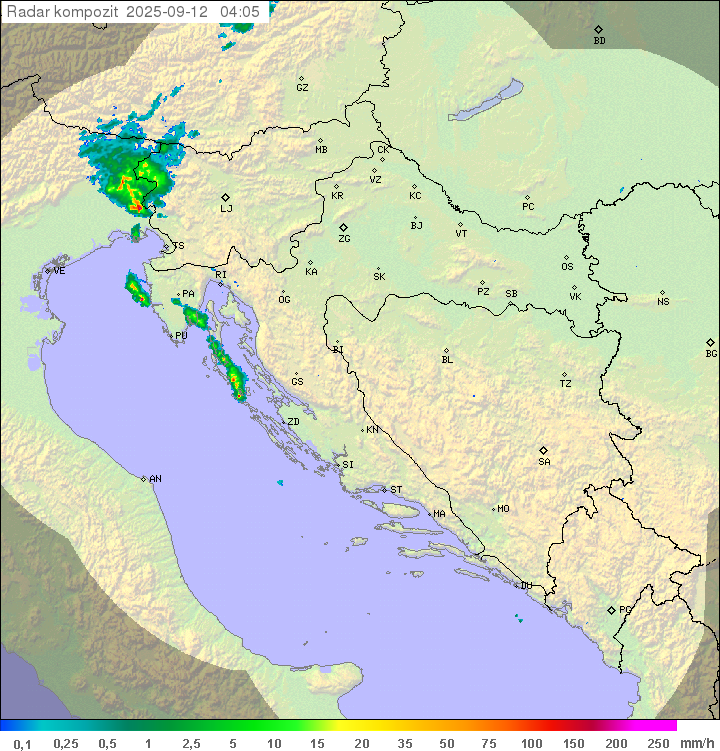 Padavine Hrvaška