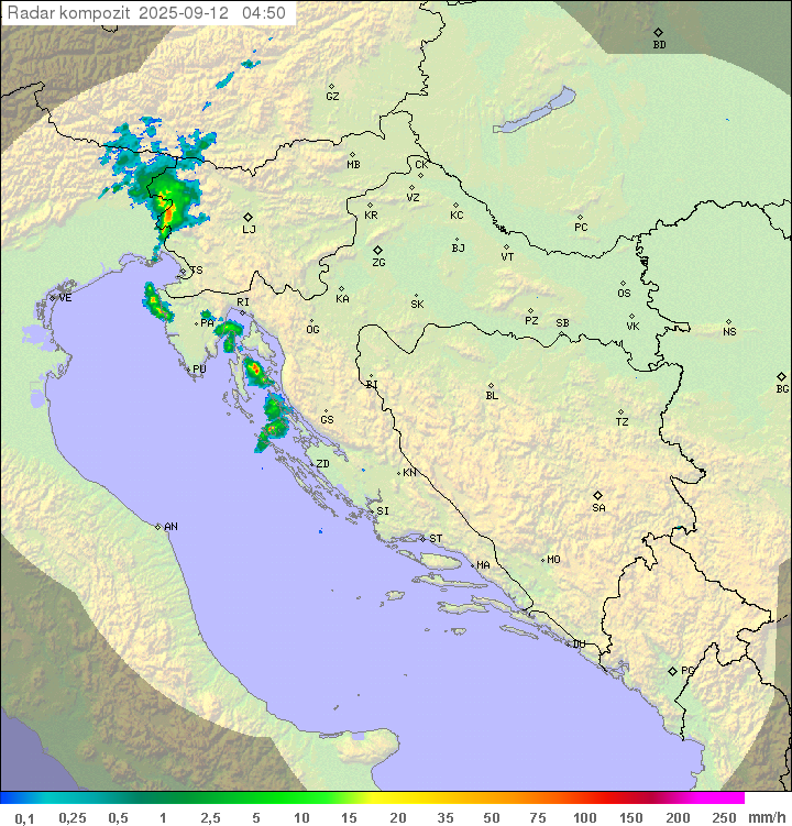 Padavine Hrvaška