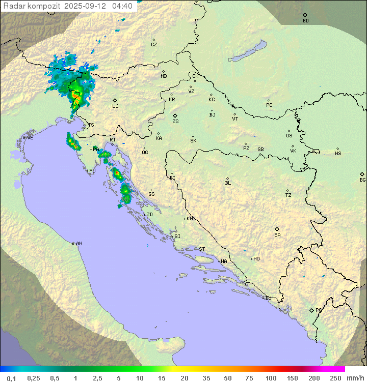Padavine Hrvaška