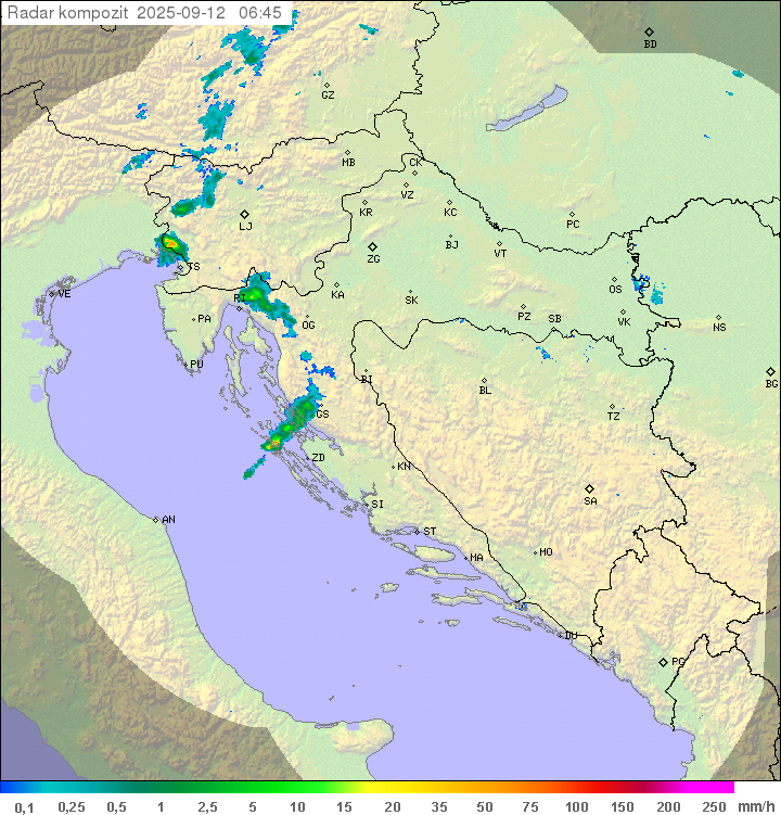 Padavine Hrvaška