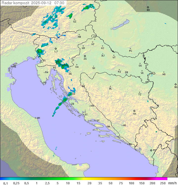 Padavine Hrvaška