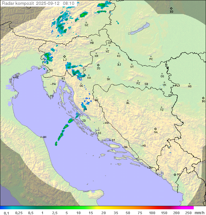 Padavine Hrvaška