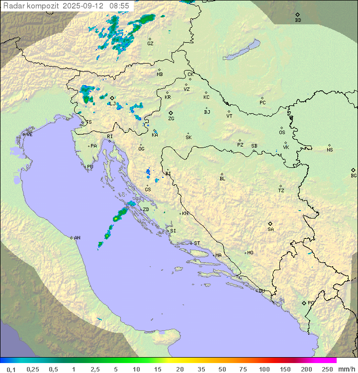 Padavine Hrvaška