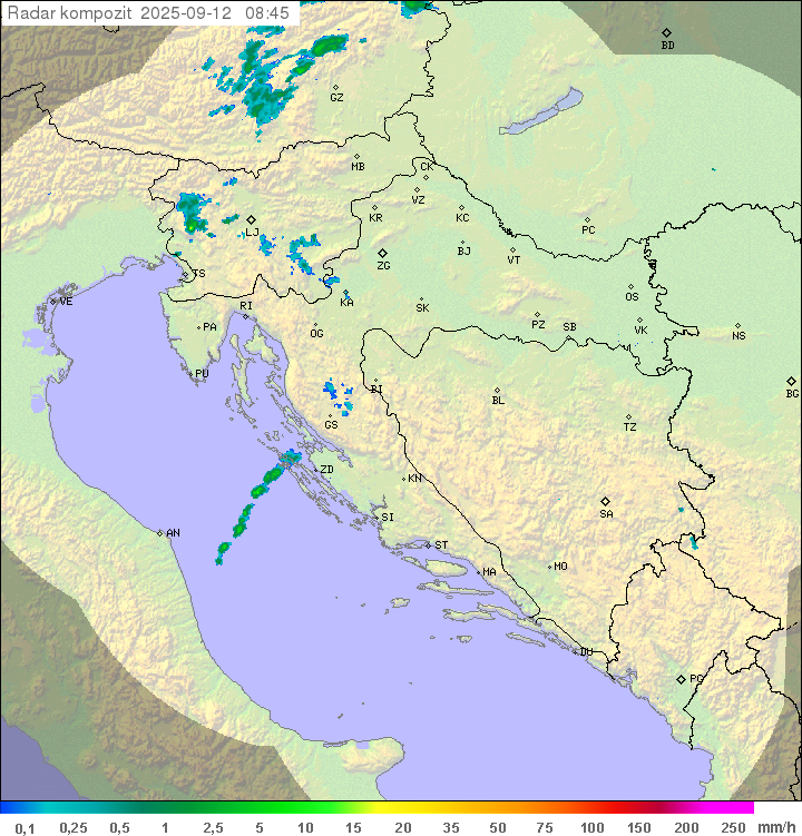 Padavine Hrvaška