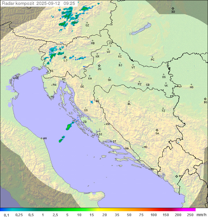 Padavine Hrvaška