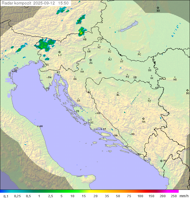 Padavine Hrvaška