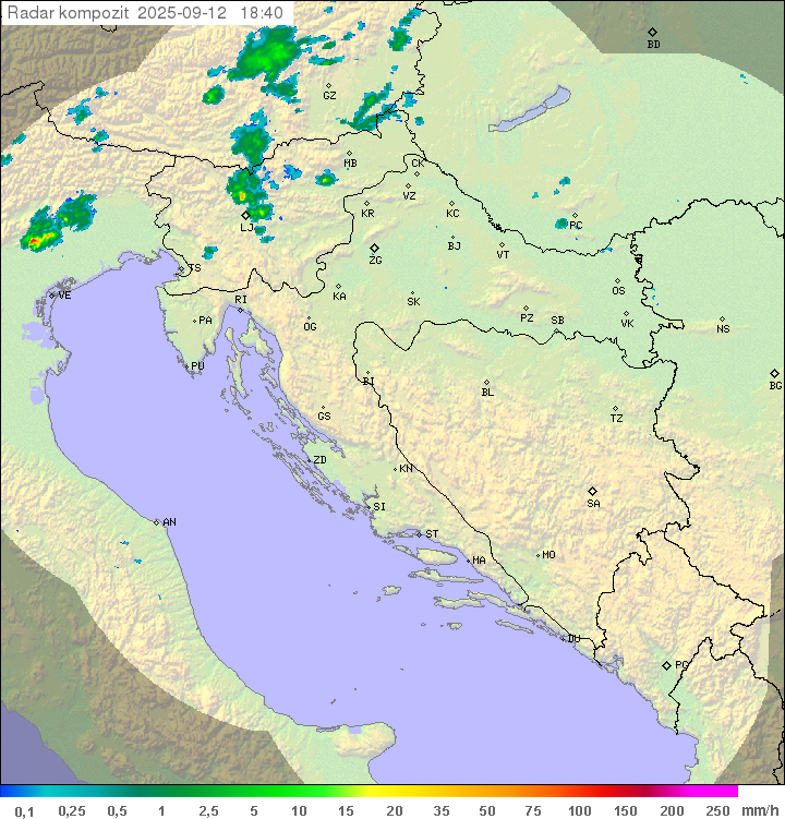 Padavine Hrvaška