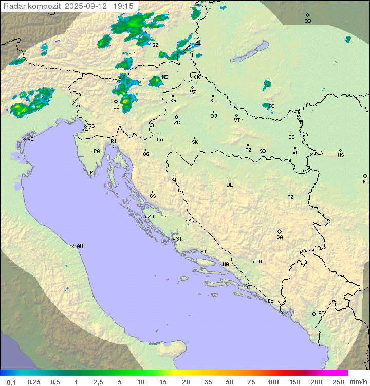 Padavine Hrvaška