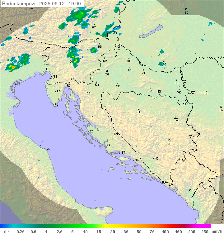 Padavine Hrvaška