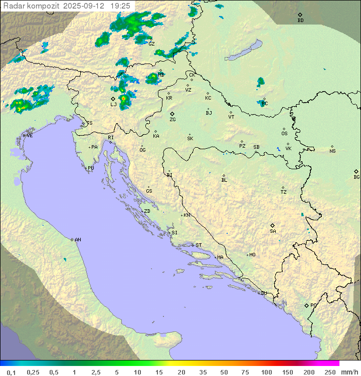 Padavine Hrvaška
