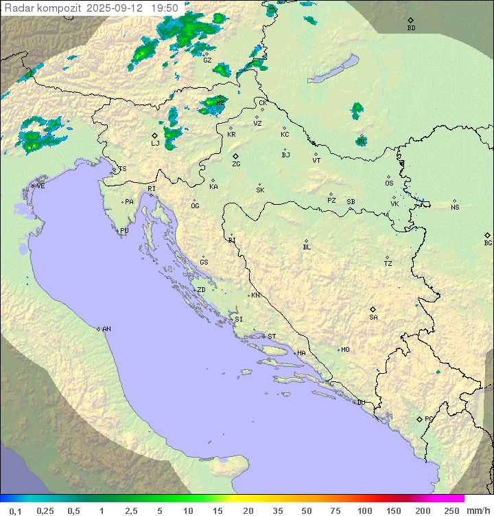 Padavine Hrvaška