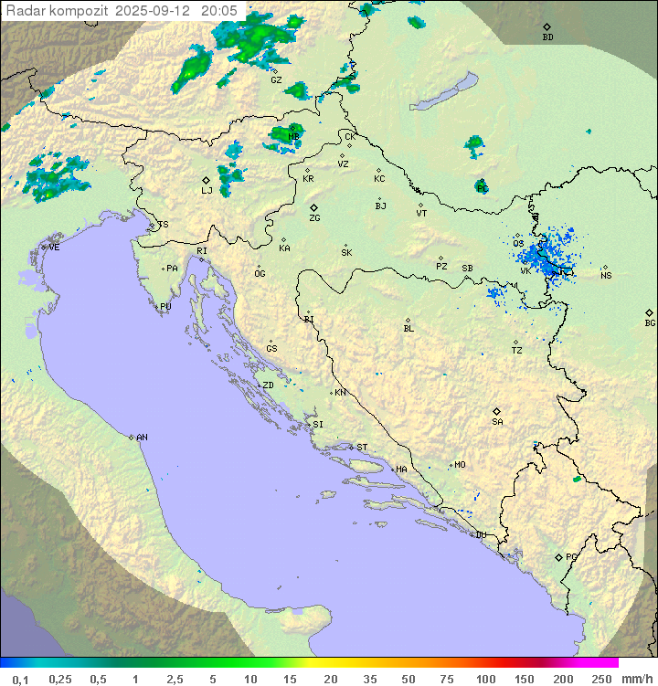 Padavine Hrvaška