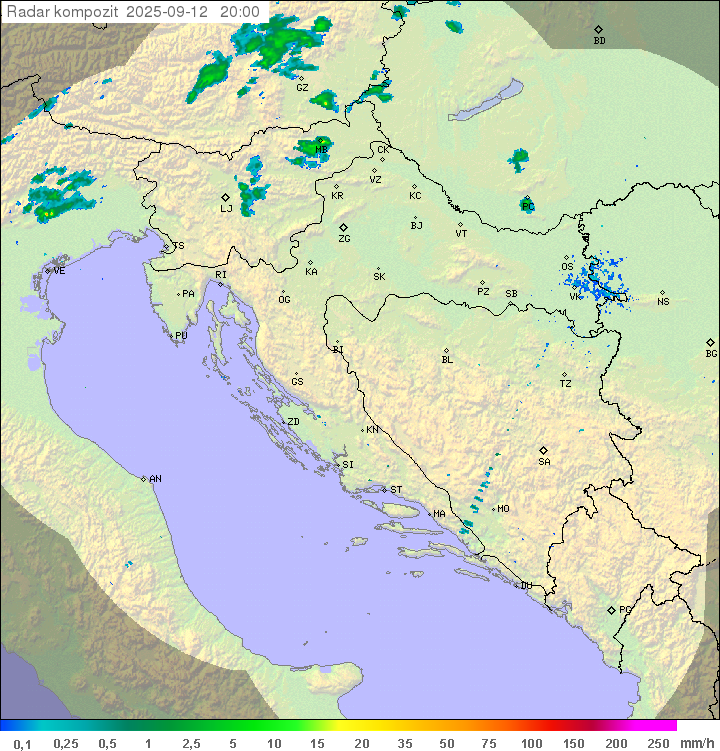 Padavine Hrvaška