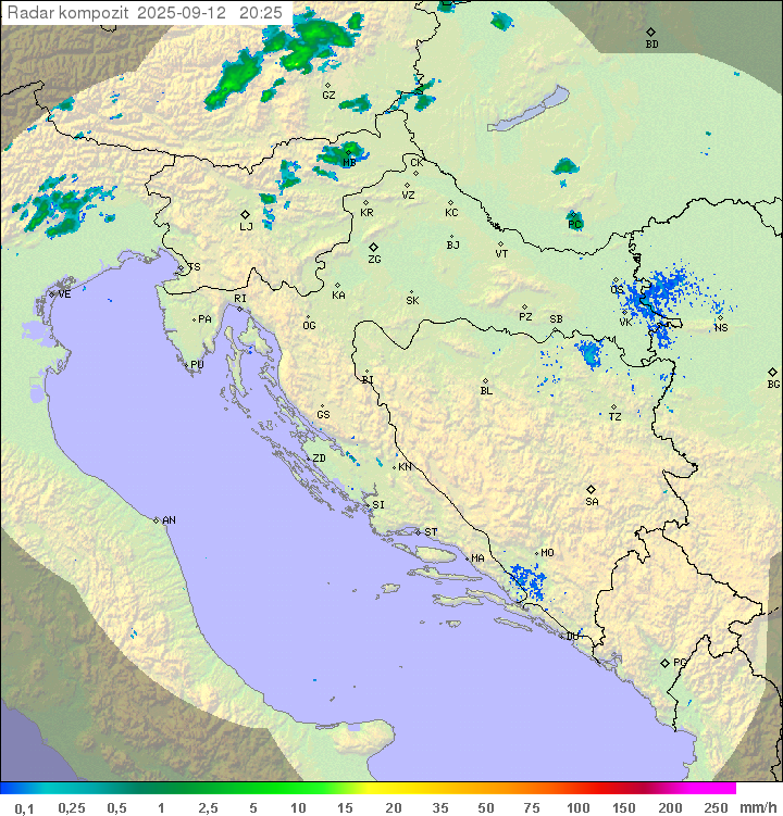 Padavine Hrvaška