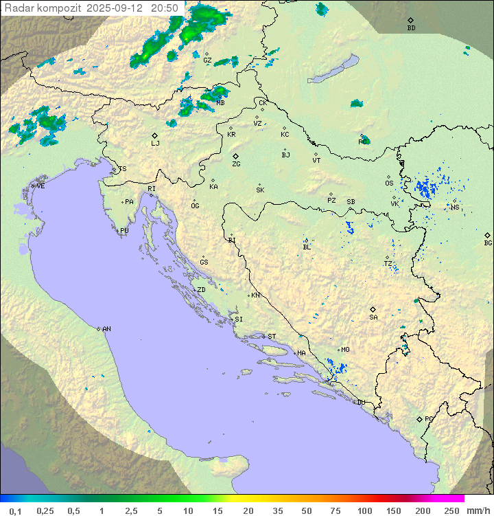 Padavine Hrvaška