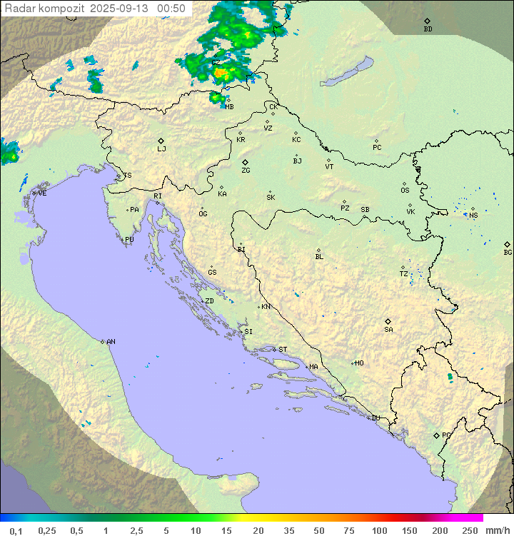 Padavine Hrvaška
