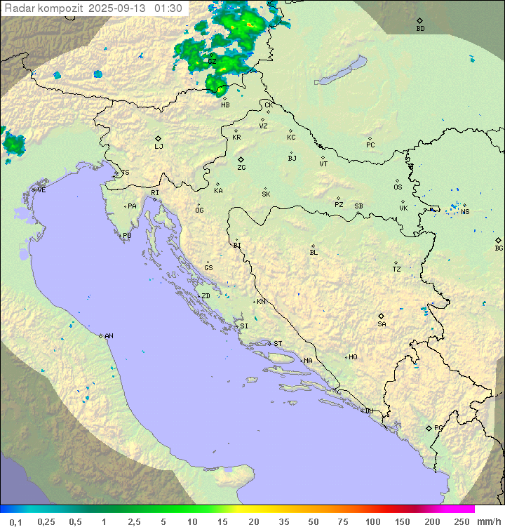 Padavine Hrvaška